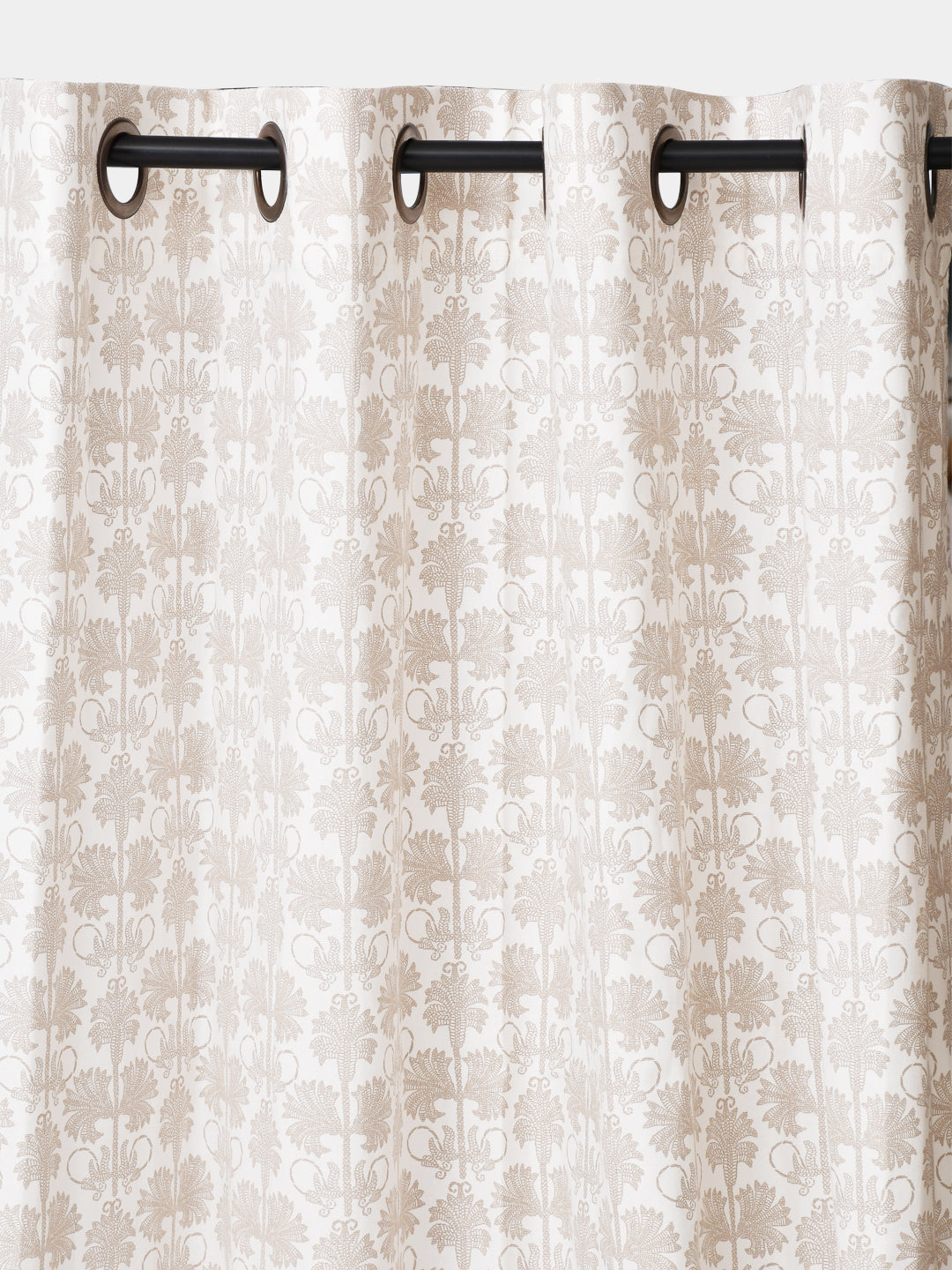 Blanc9 Darbar Beige Cotton Long Door Curtain