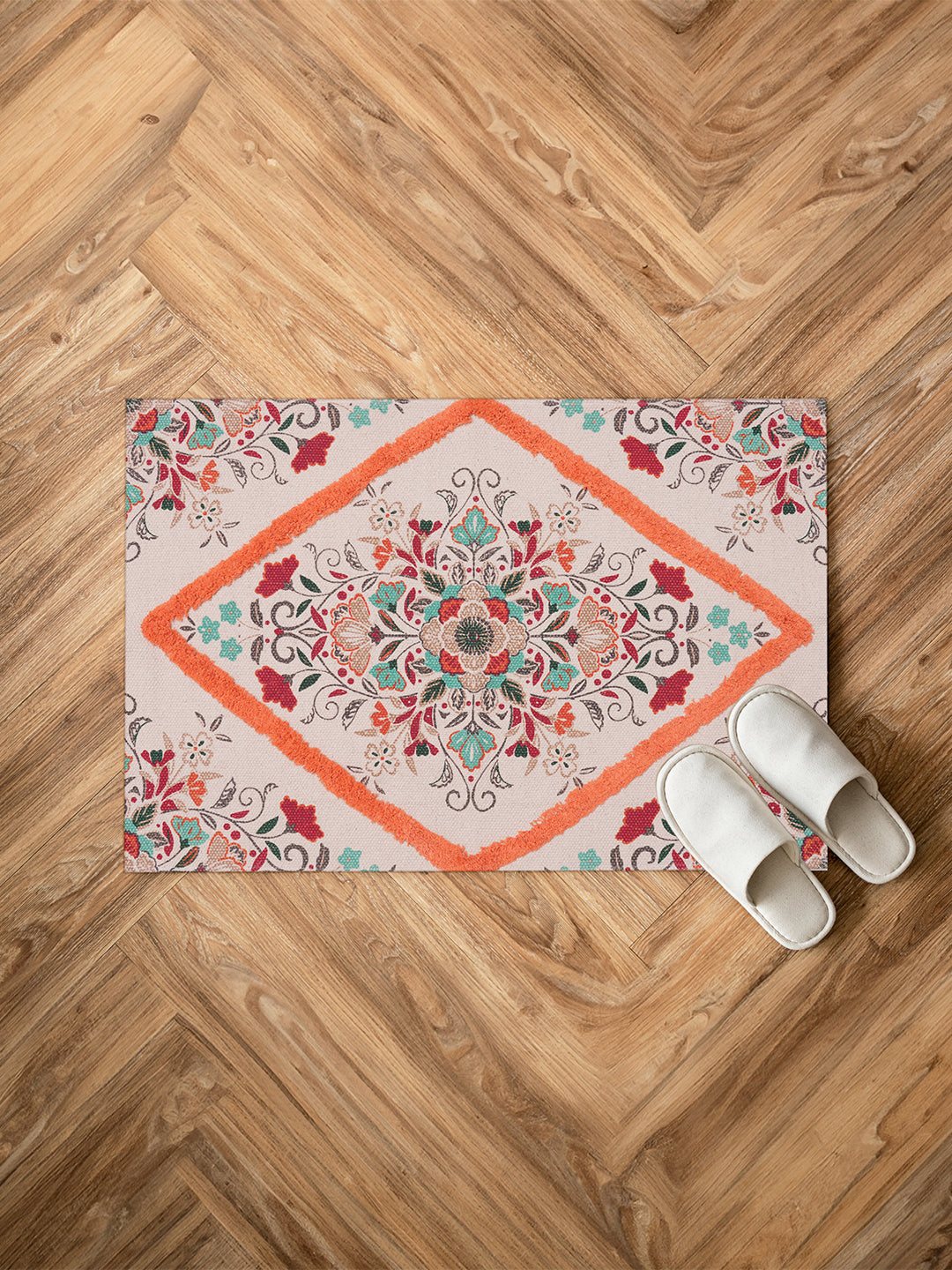 Pack of 1 Cleido Printed 60X90 Cm Cotton Rugs