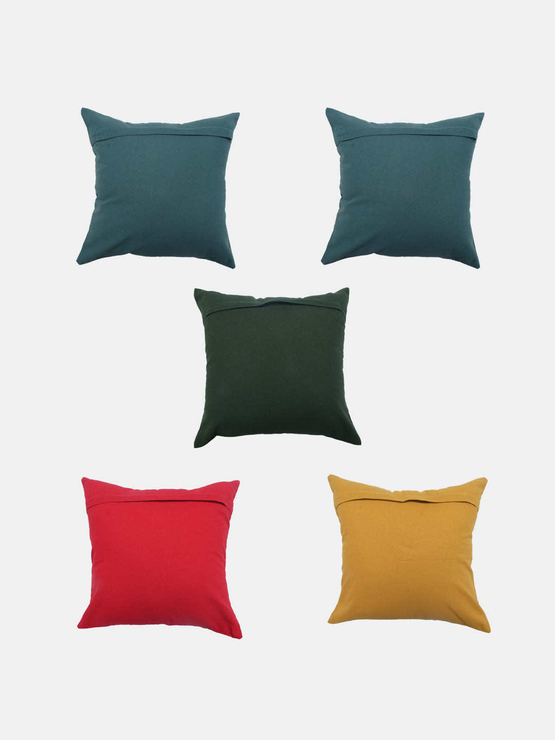 Blanc9 Set Of 5 Printed Bagh Cushion Cover Set