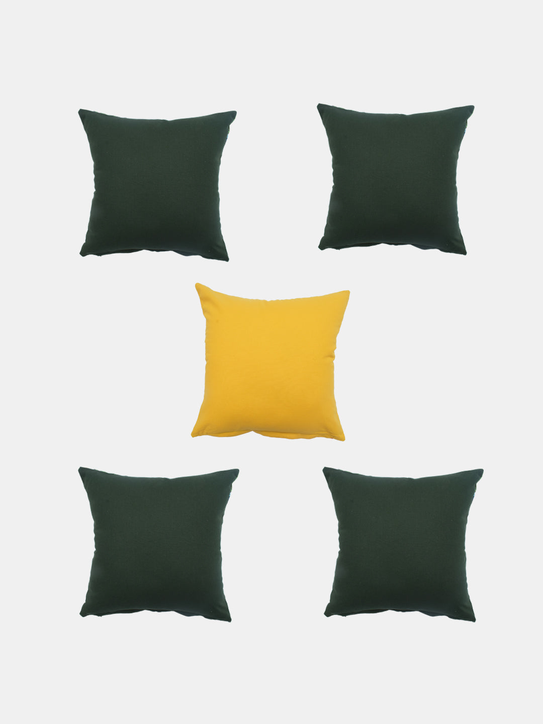 Blanc9 Set Of 5 Tropical Printed Cushion Cover Set