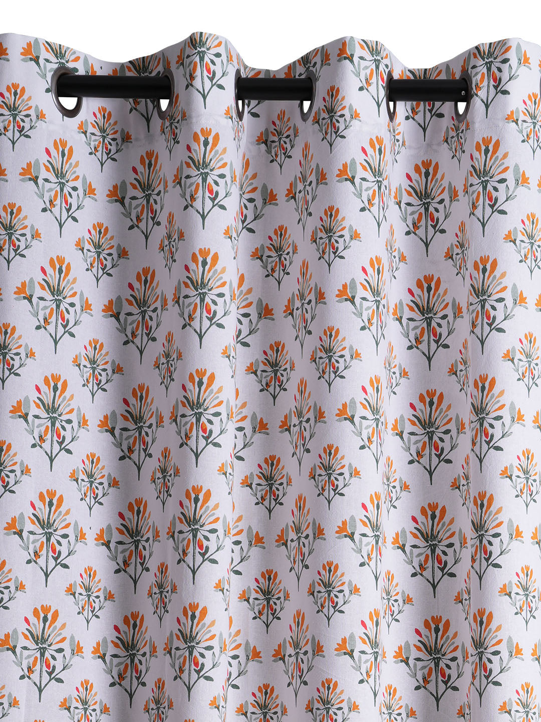 Spice Garden Polyester Cotton Printed Curtain