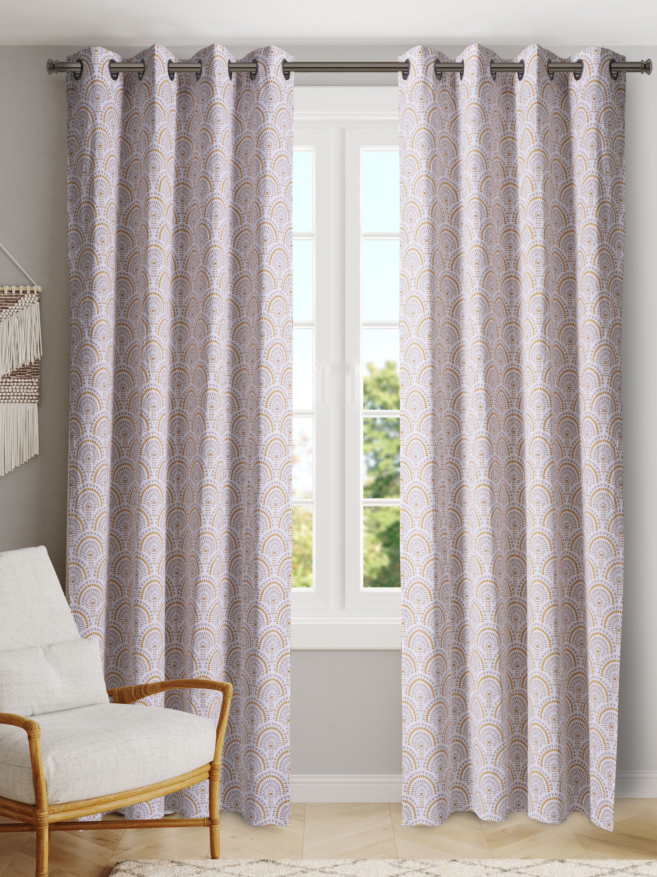 Sunny Polyester Cotton Printed Curtain