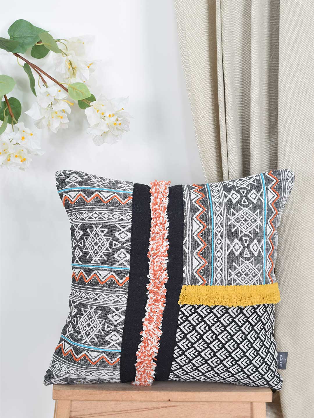 Art of village Cushion Cover