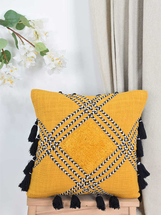 Chopad Dori Embroidered Cushion Cover