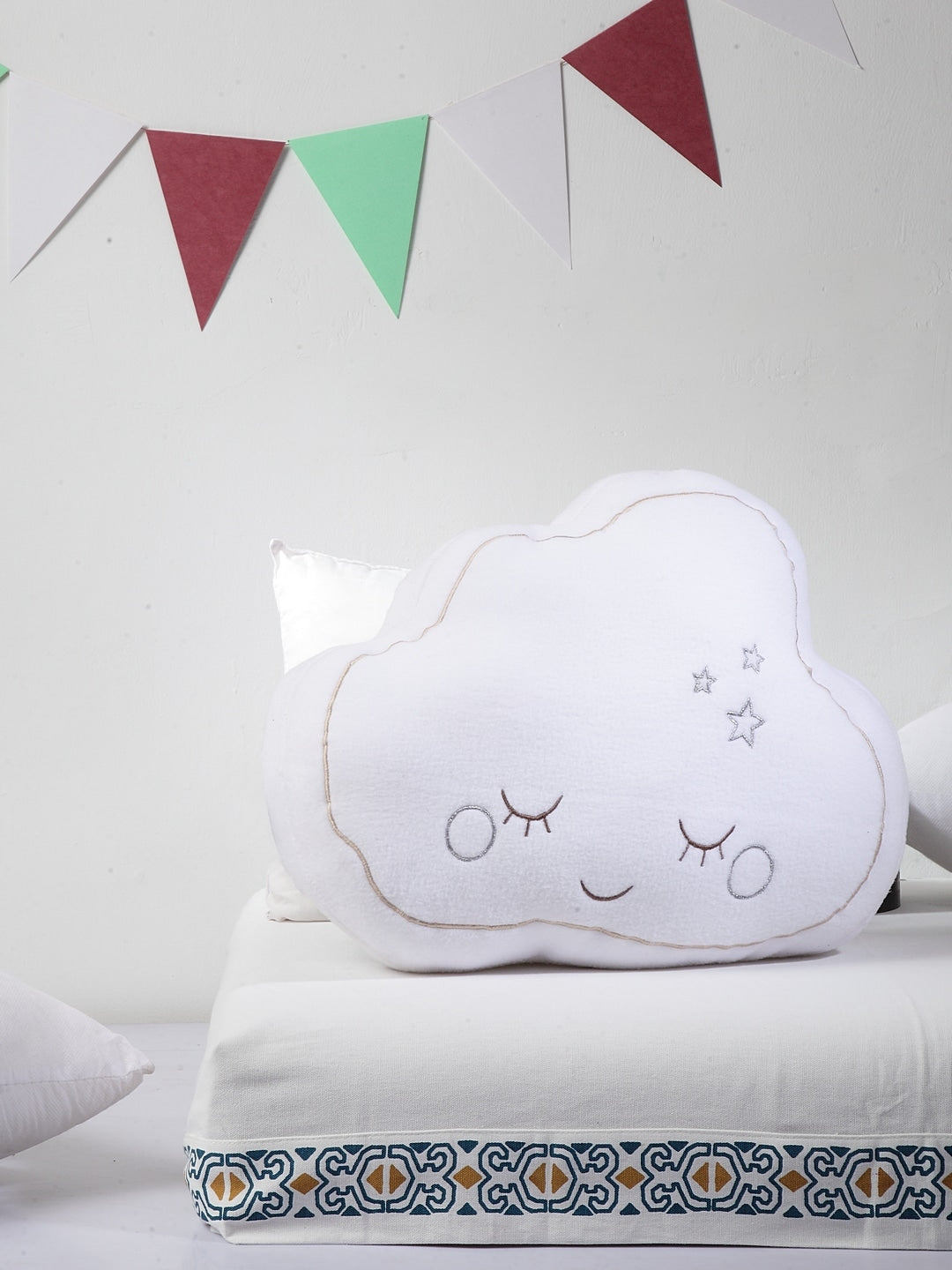 Sleepy Cloud White Kids Cushion