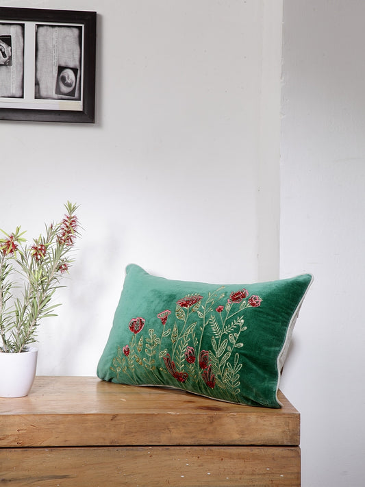 Meadow Pattern Cushion Cover with Filler 30x50cm