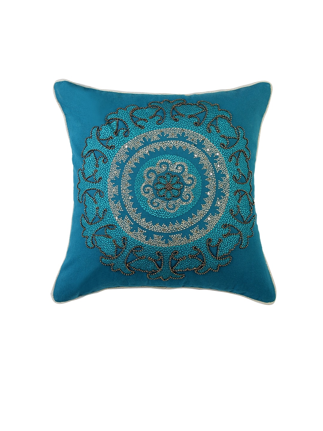 Sun Suzani Embroidered Cushion Cover