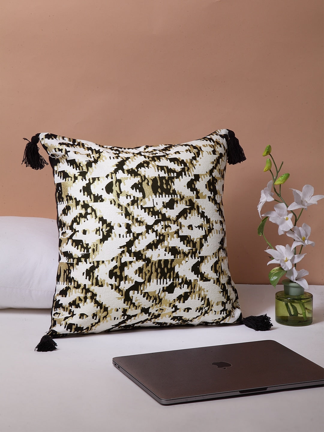 Obscure Gold Foil Cushion Cover