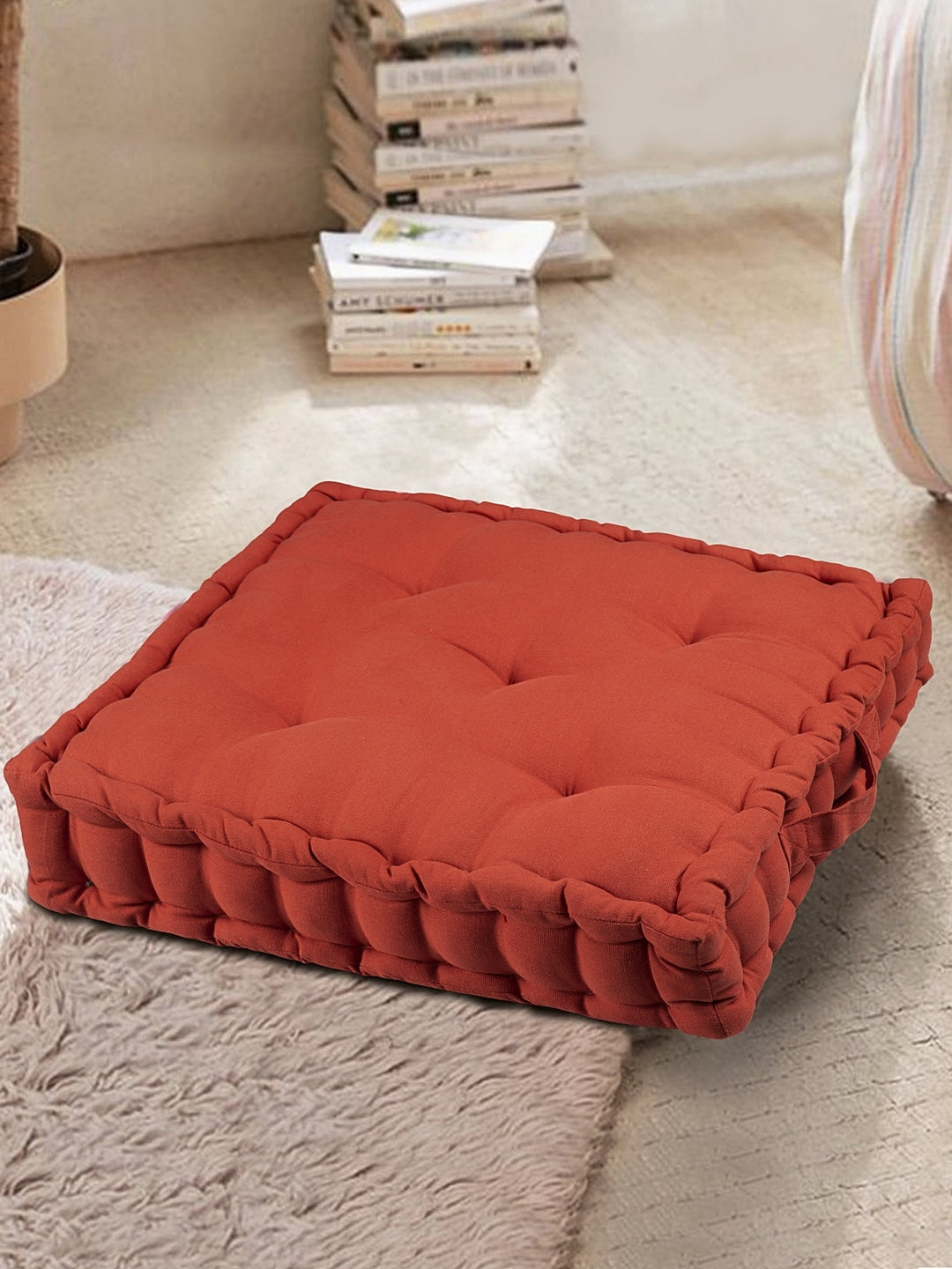 Crimson Matlas Floor Cushion