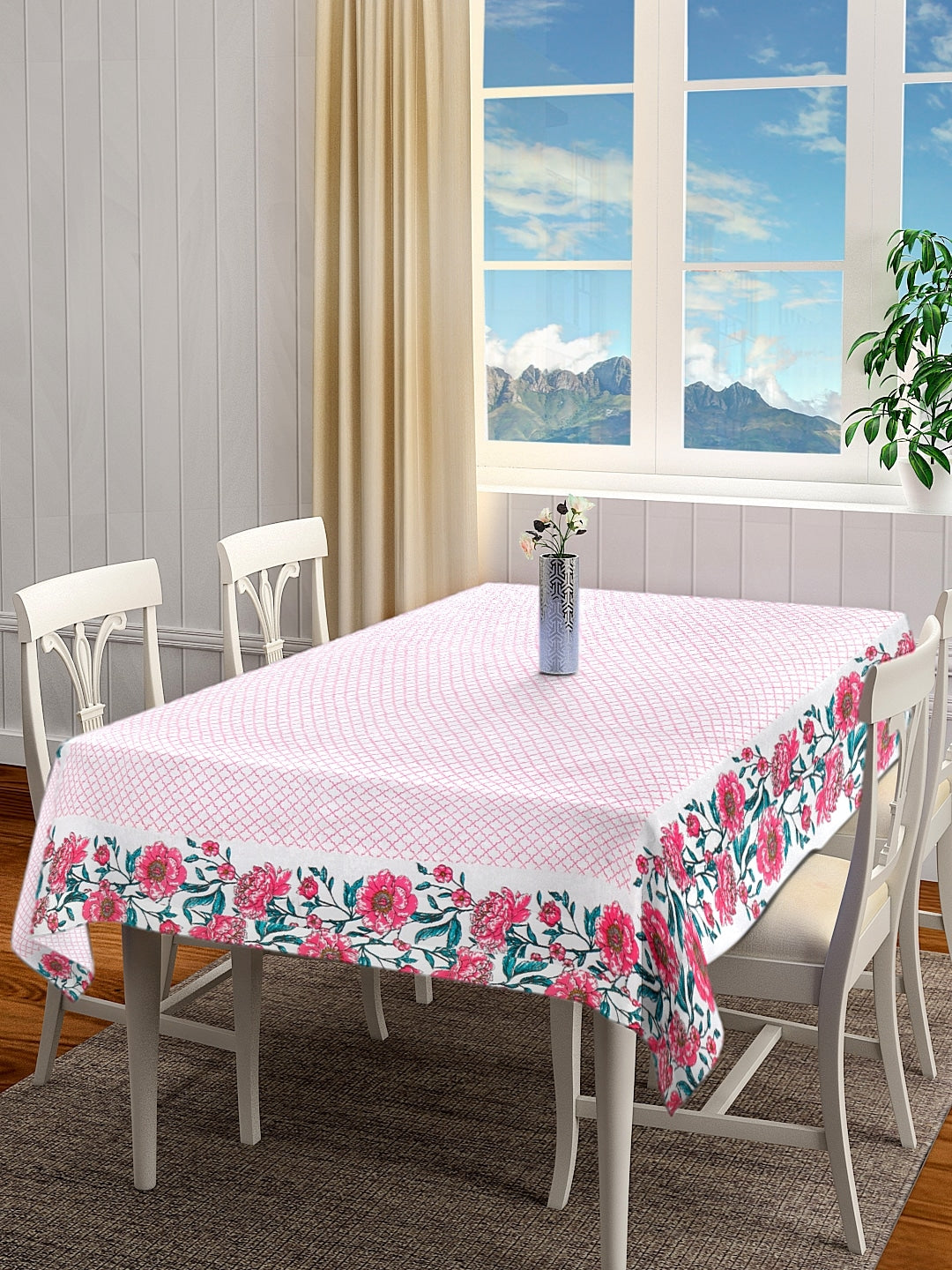 Blanc9 Vintage Fleurdelis Tablecloth