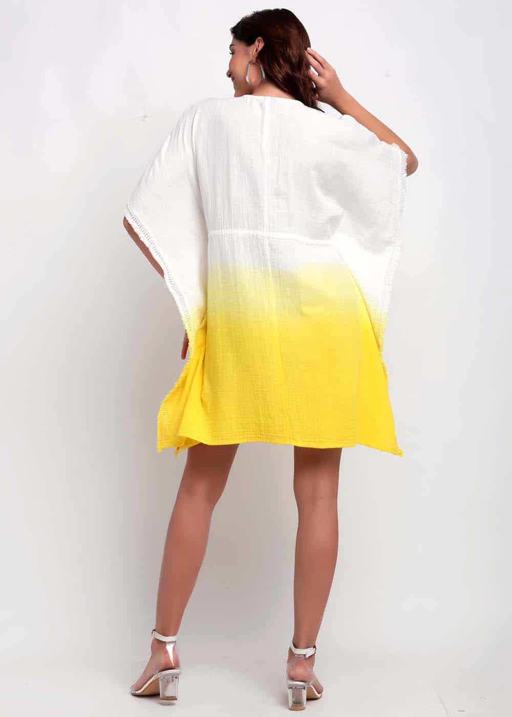 Blanc9 Ombre Yellow Kaftan