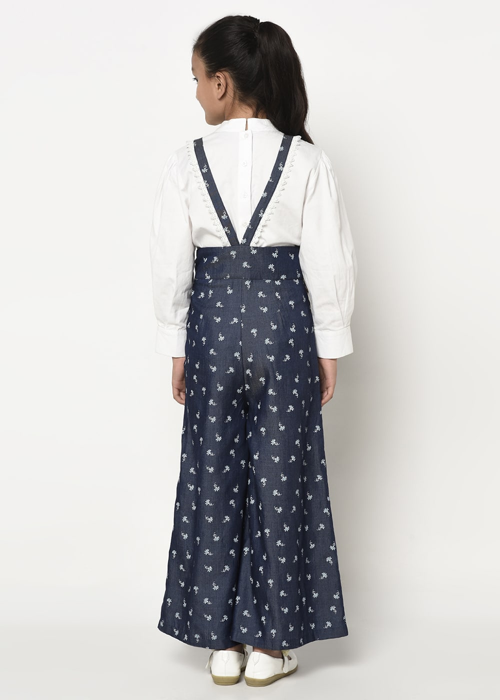 Floral Denim Trouser