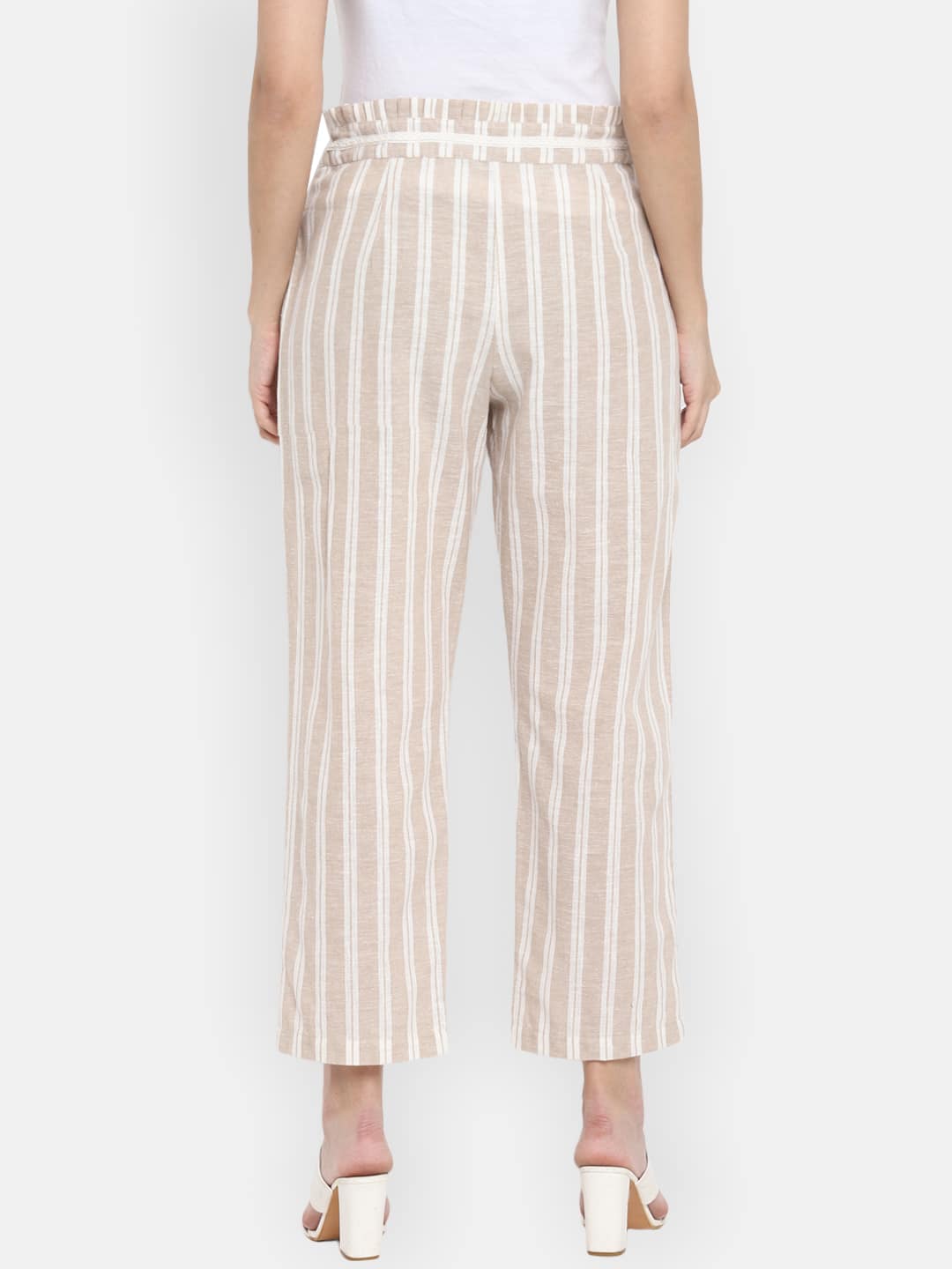 Cotton Linen Formal Trousers