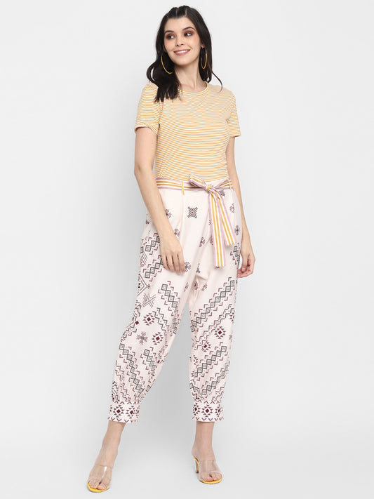 Geometric Printed Trouser