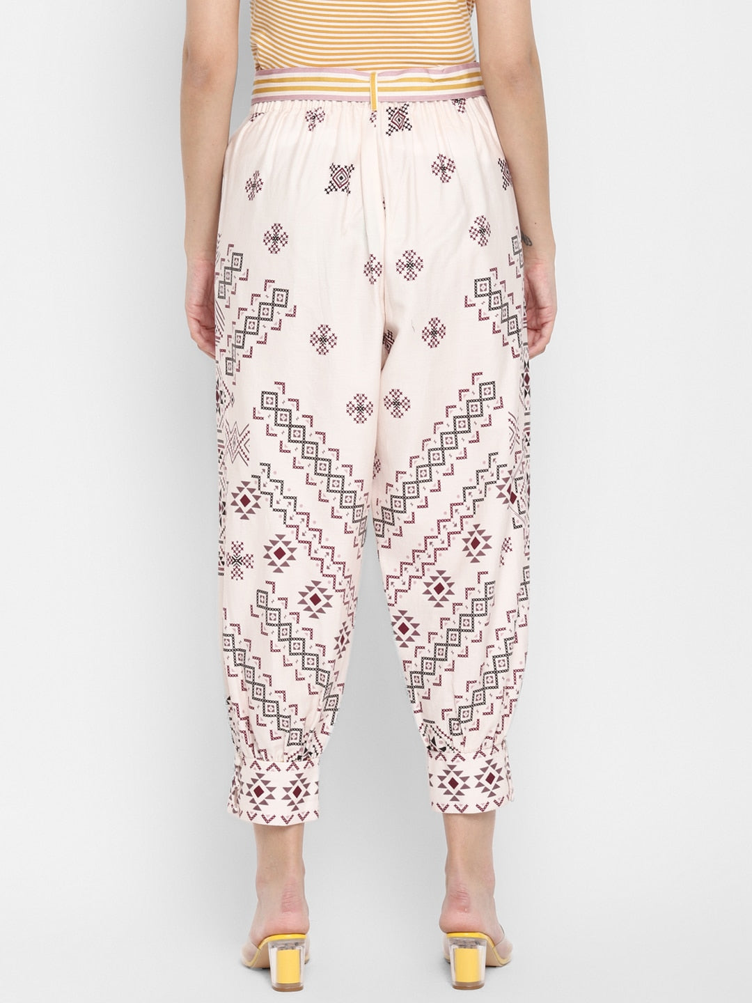 Blanc9 Geometric Printed Trouser