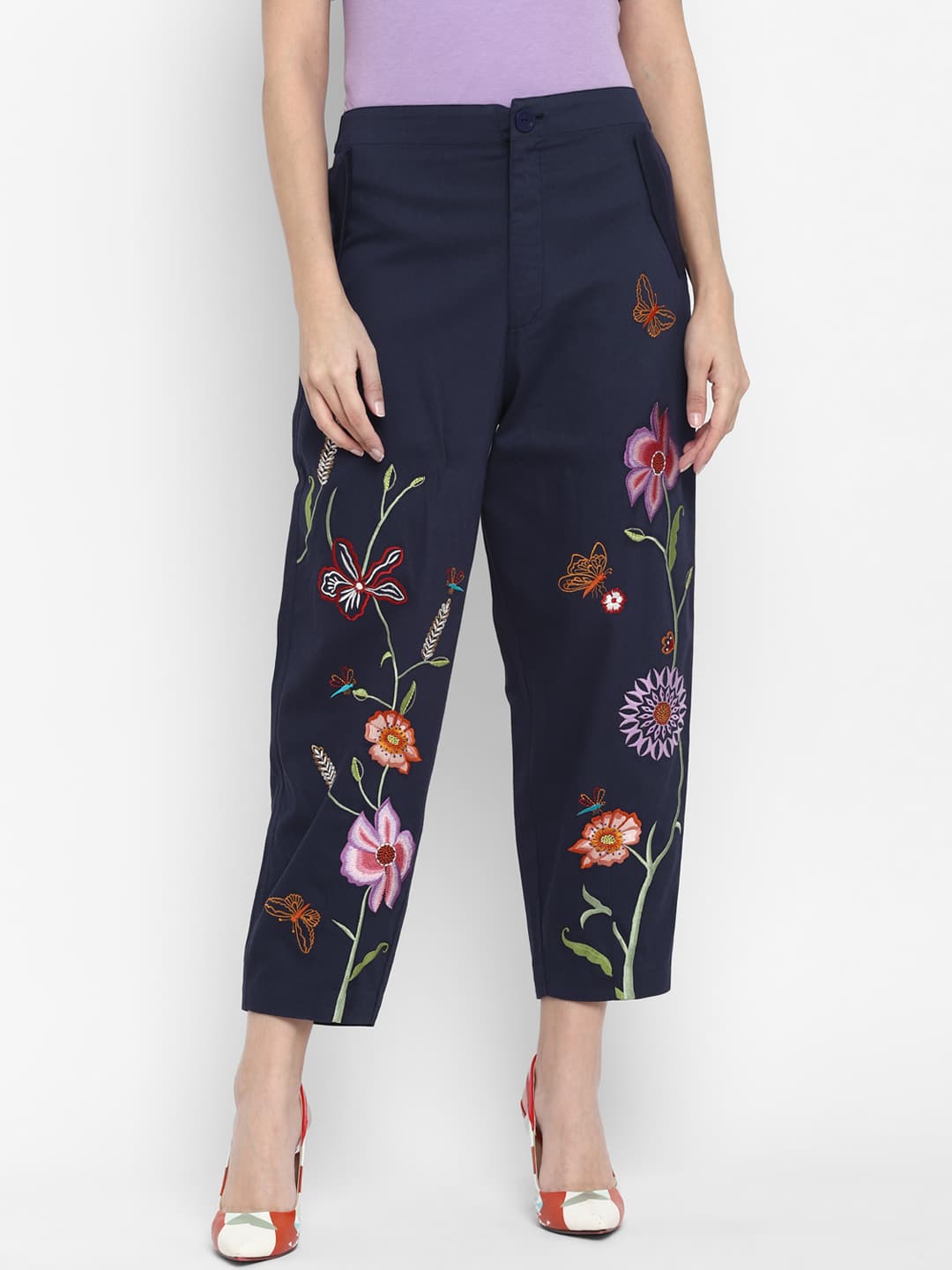Blanc9 Embroidered Trouser