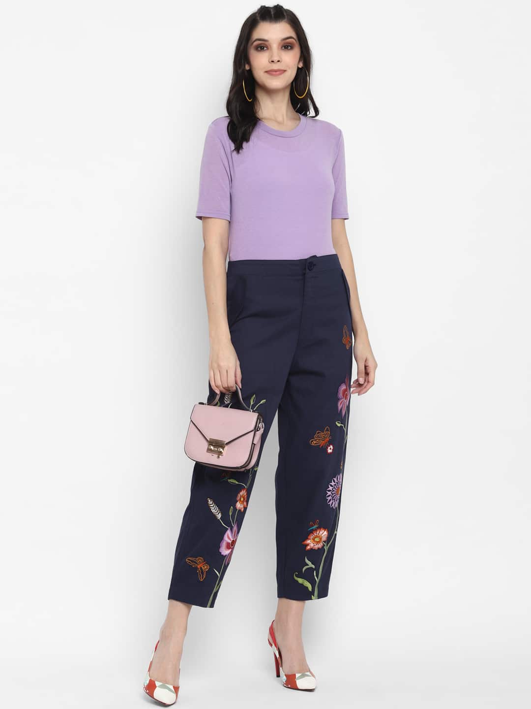 Blanc9 Embroidered Trouser