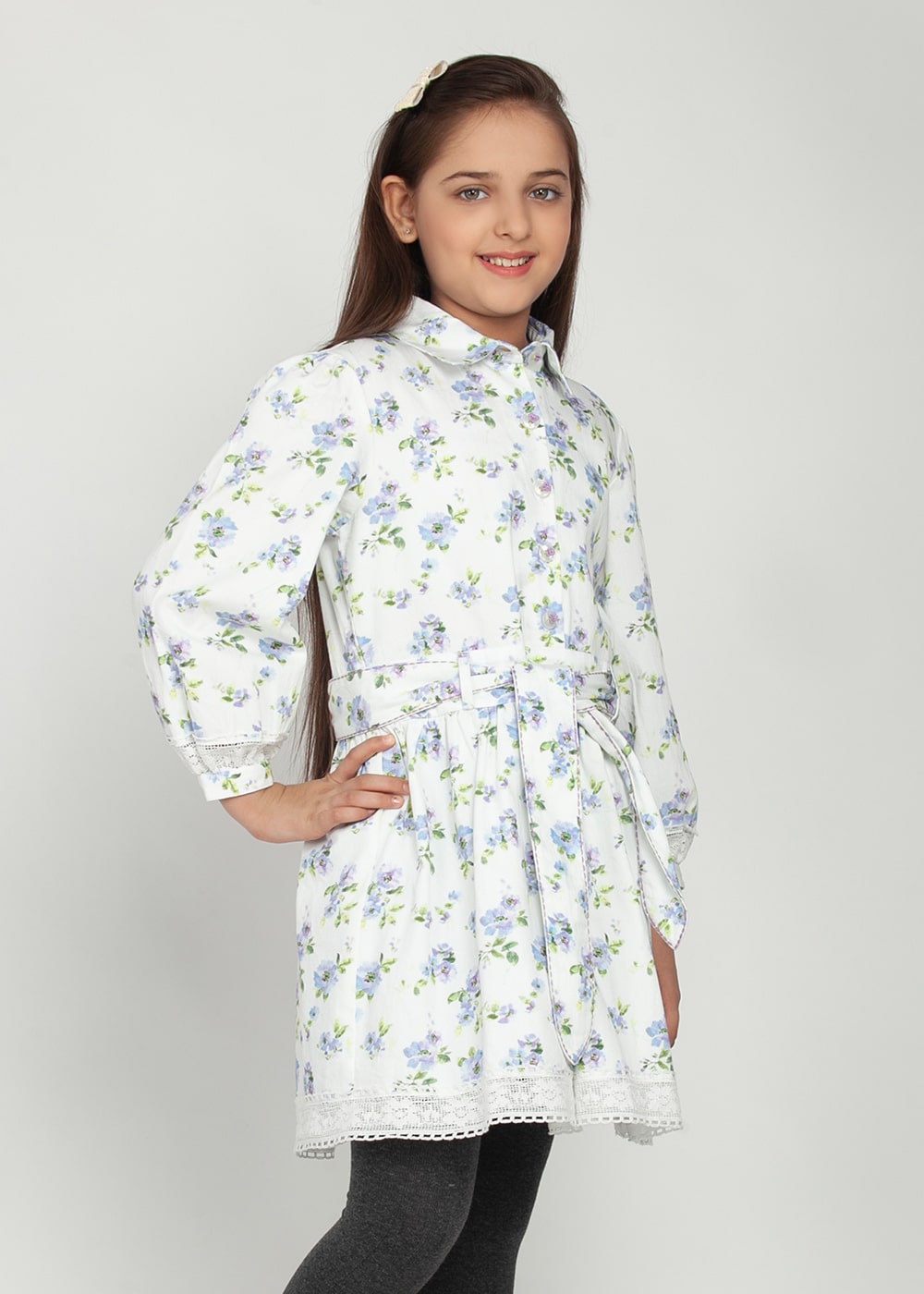 Lilac Floral Dress