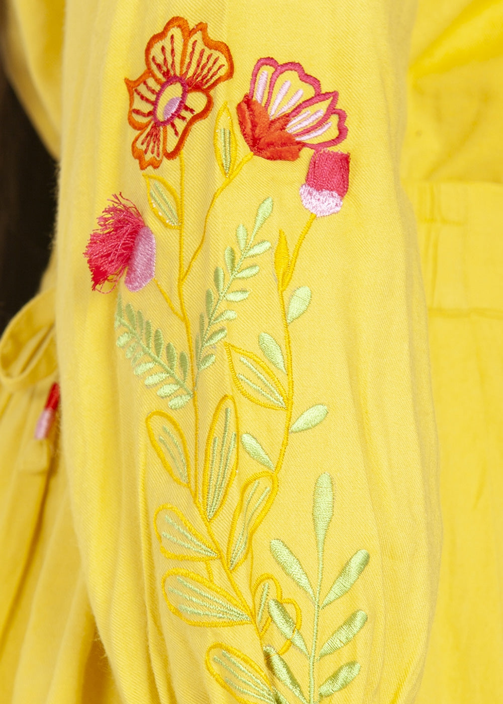Blanc9 Yellow Floral Suit