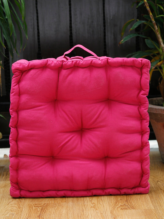 Rosy Matlas Floor Cushion