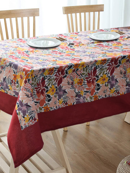 Sugam Vatika 6/8 Seater Cotton Tablecloth